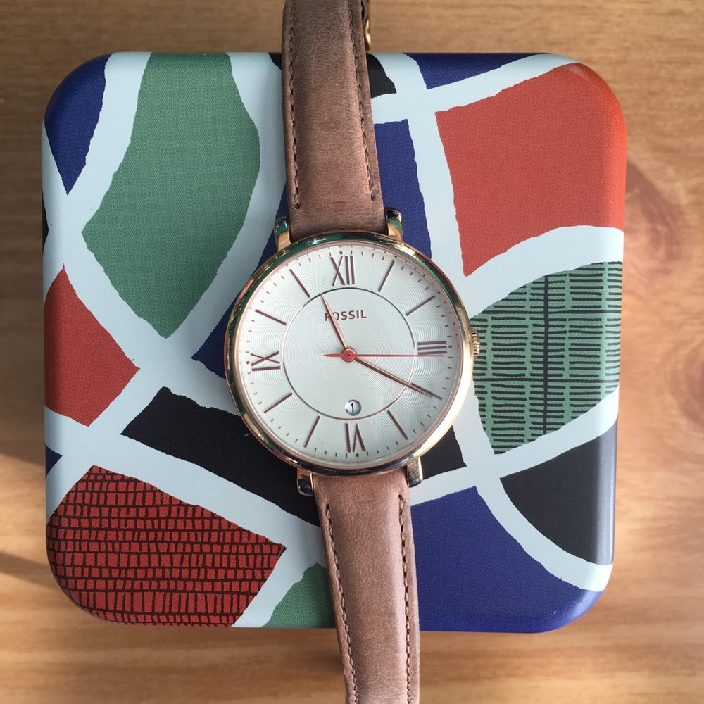 Brown Leather FOSSIL Watch